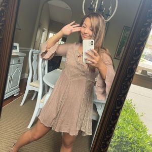 Blush “cottage core” fairy dress